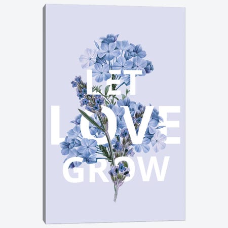 Let Love Grow Canvas Print #KDO20} by Kelly Donovan Canvas Art