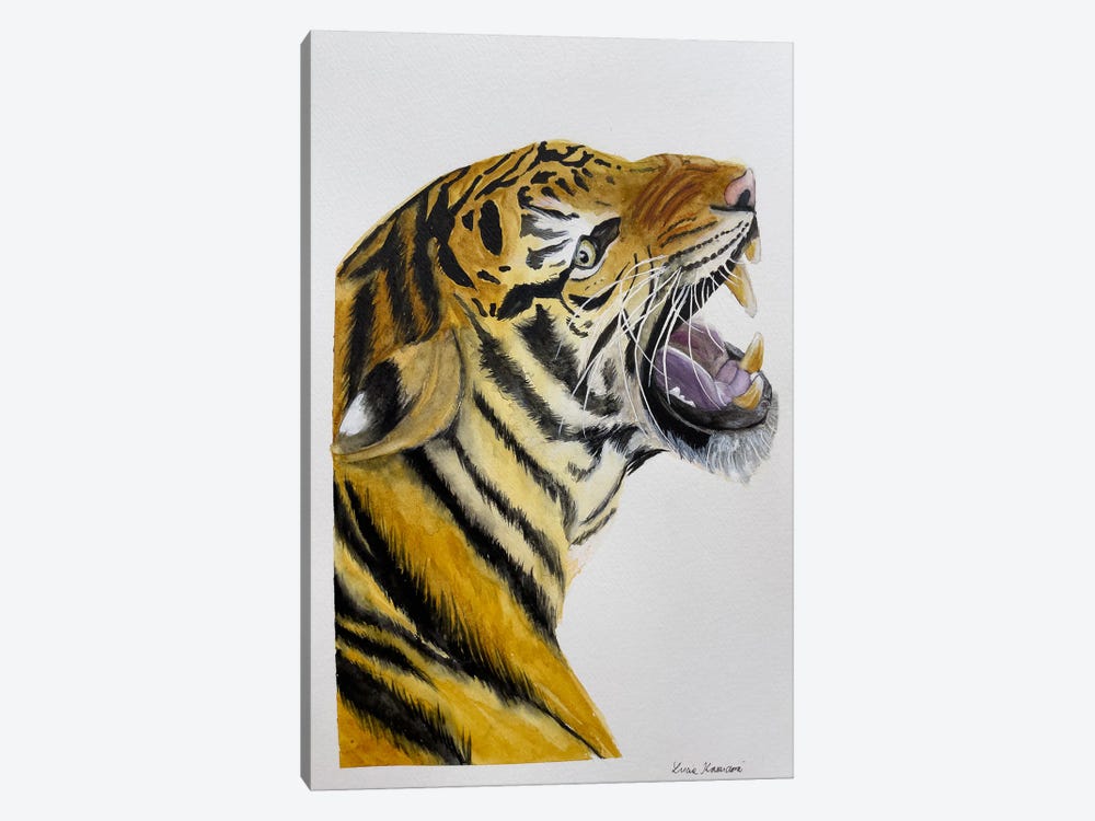 Tiger Meow by Lucia Kasardova 1-piece Canvas Artwork