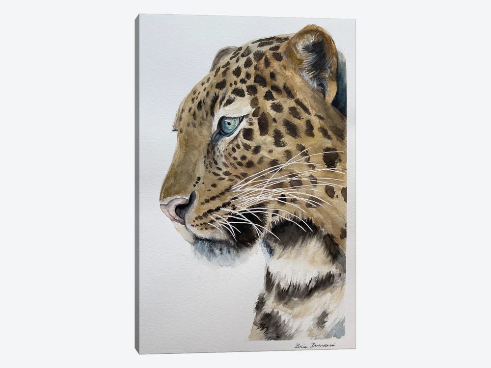 Leopard by Lucia Kasardova 1-piece Canvas Artwork