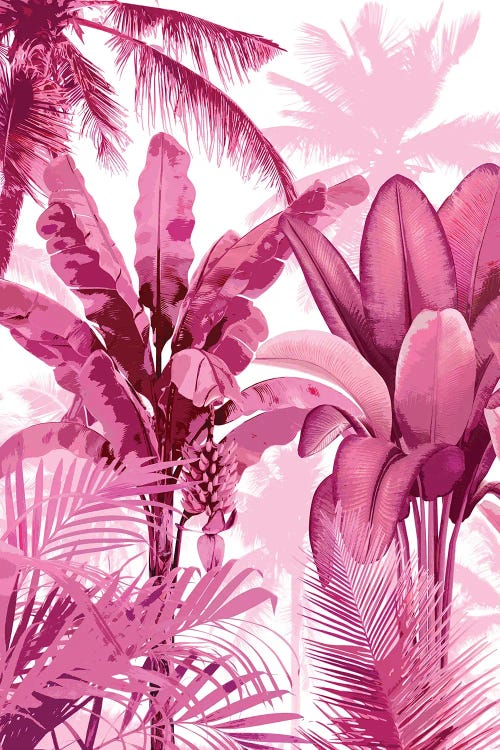 Palm Forest - Pink I