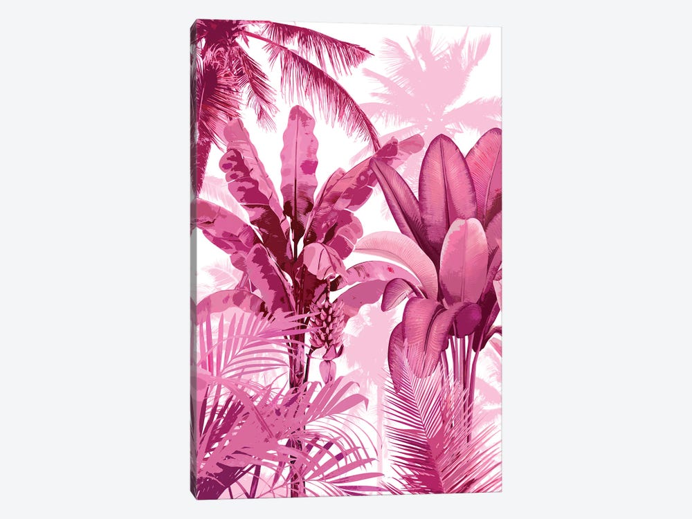 Palm Forest - Pink I by Kristen Drew 1-piece Canvas Print