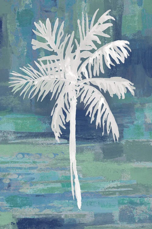 Abstract Palm - Blue I