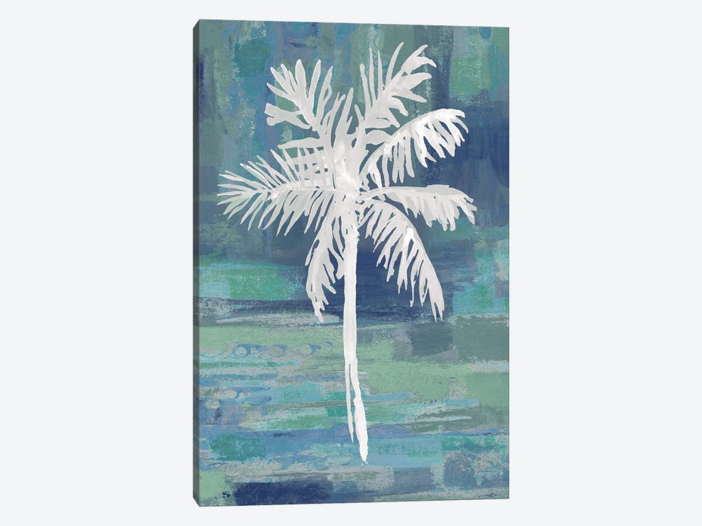 Abstract Palm - Blue I by Kristen Drew 1-piece Canvas Art