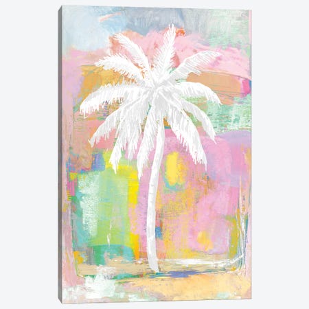 Abstract Pastel Palm Canvas Print #KDW4} by Kristen Drew Canvas Art Print