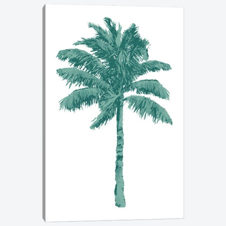Palm - Green I Canvas Print #KDW6} by Kristen Drew Canvas Print