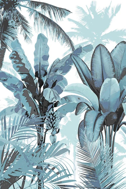 Palm Forest - Blue I