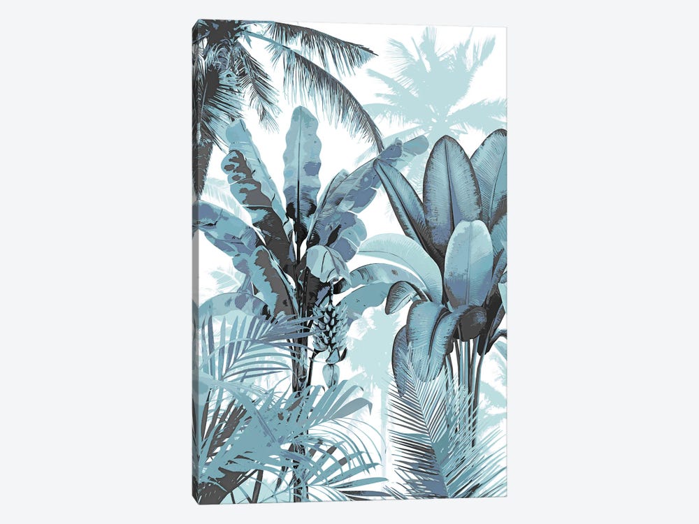 Palm Forest - Blue I by Kristen Drew 1-piece Canvas Print