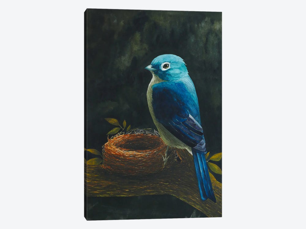 The Bird With The Nest by Karina Danylchuk 1-piece Art Print