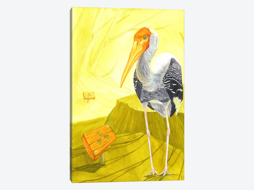 Nuclear Heron by Karina Danylchuk 1-piece Art Print