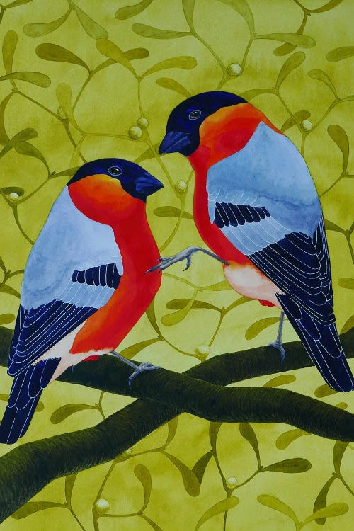 Bullfinches by Karina Danylchuk wall art