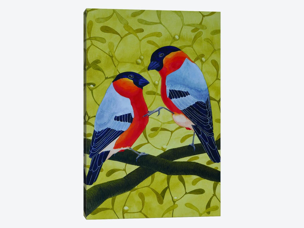 Bullfinches by Karina Danylchuk 1-piece Canvas Art Print