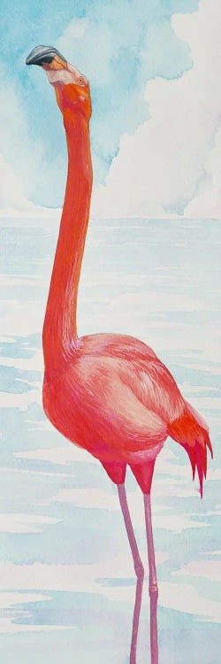 Pink Flamingo by Karina Danylchuk wall art