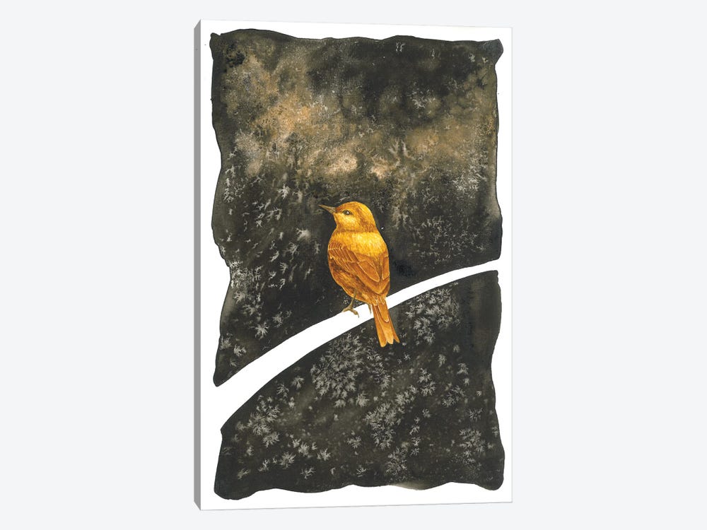 Golden Bird Dreaming by Karina Danylchuk 1-piece Canvas Print
