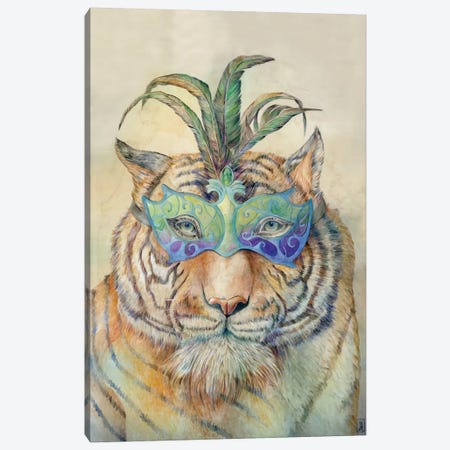 Masquerading Tiger Canvas Print #KEE13} by Brandon Keehner Canvas Artwork