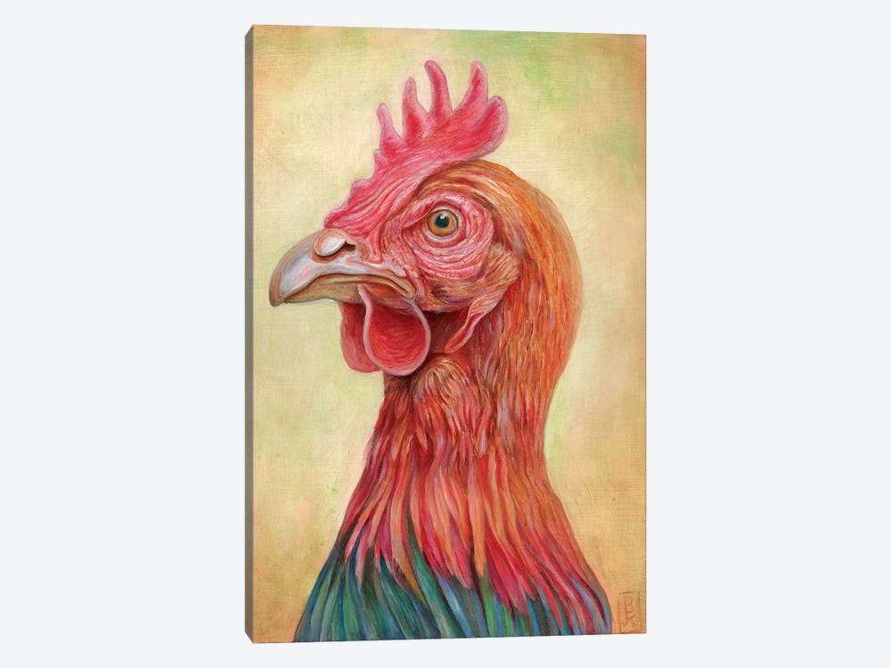 Chicken by Brandon Keehner 1-piece Canvas Wall Art