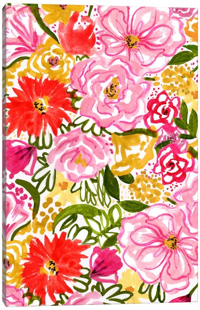 Abstract Florals Canvas Art Print