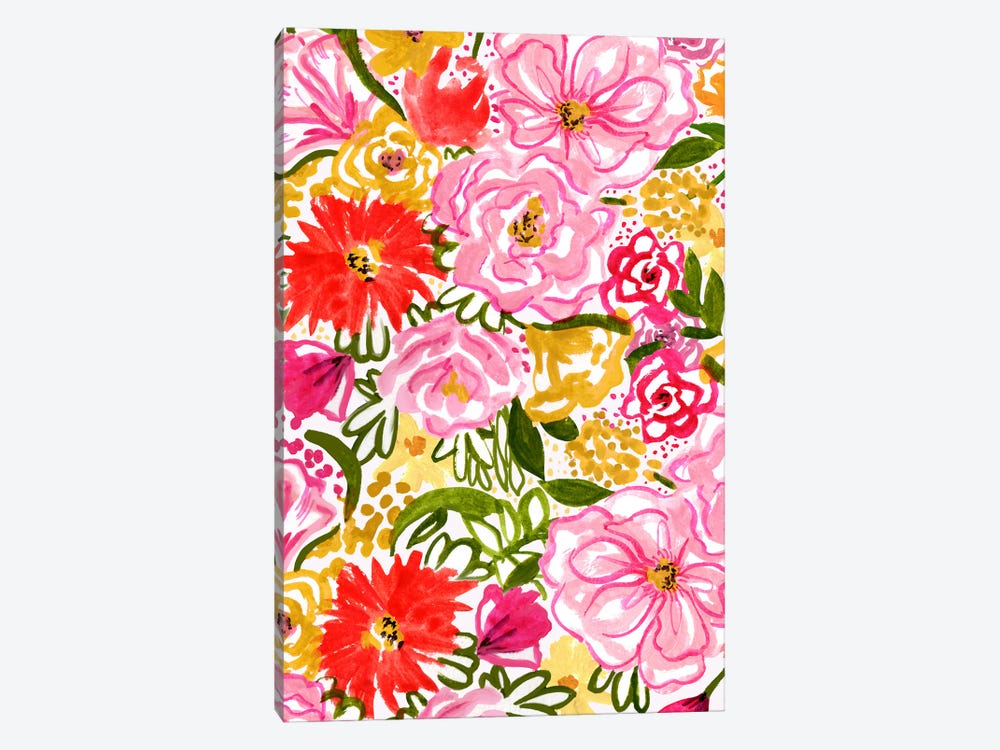 Abstract Florals by Kate Eldridge 1-piece Canvas Wall Art