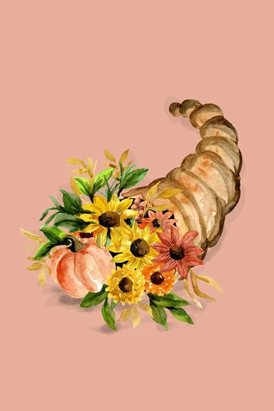 Pink Light Studio: Harvest Cornucopia by Kate Eldridge