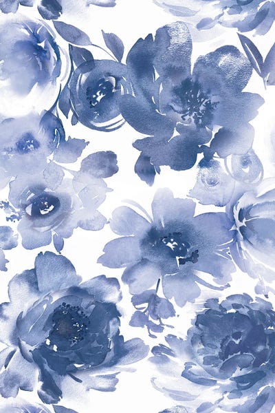 Granny Chic: Springtime Indigo I by Kelsey Morris