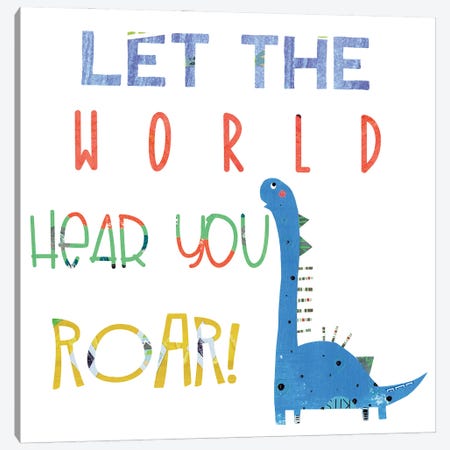 Hear You Roar Canvas Print #KEP5} by Katherine And Elizabeth Pope Canvas Art Print