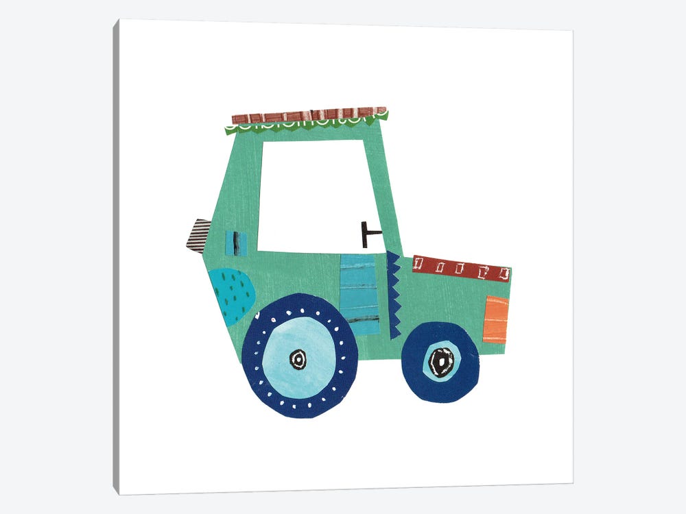 Tractor II by Katherine And Elizabeth Pope 1-piece Canvas Print
