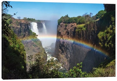 Victoria Falls, Zimbabwe Canvas Art Print - Natural Wonders