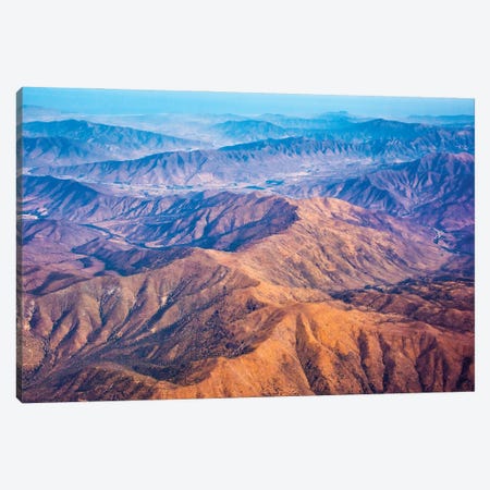 Aerial view of mountains, Atacama Desert, Chile Canvas Print #KES122} by Keren Su Canvas Wall Art