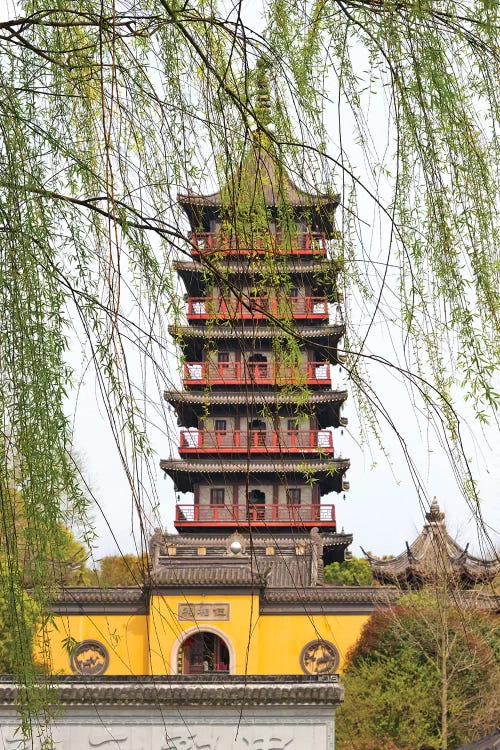 Haogu Pagoda Temple on the South Lake, Jiaxing, Zhejiang Province, China