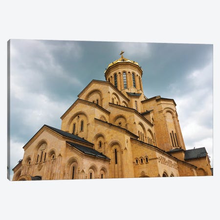 Holy Trinity Cathedral of Tbilisi, also known as Sameba, Tbilisi, Georgia Canvas Print #KES29} by Keren Su Canvas Print