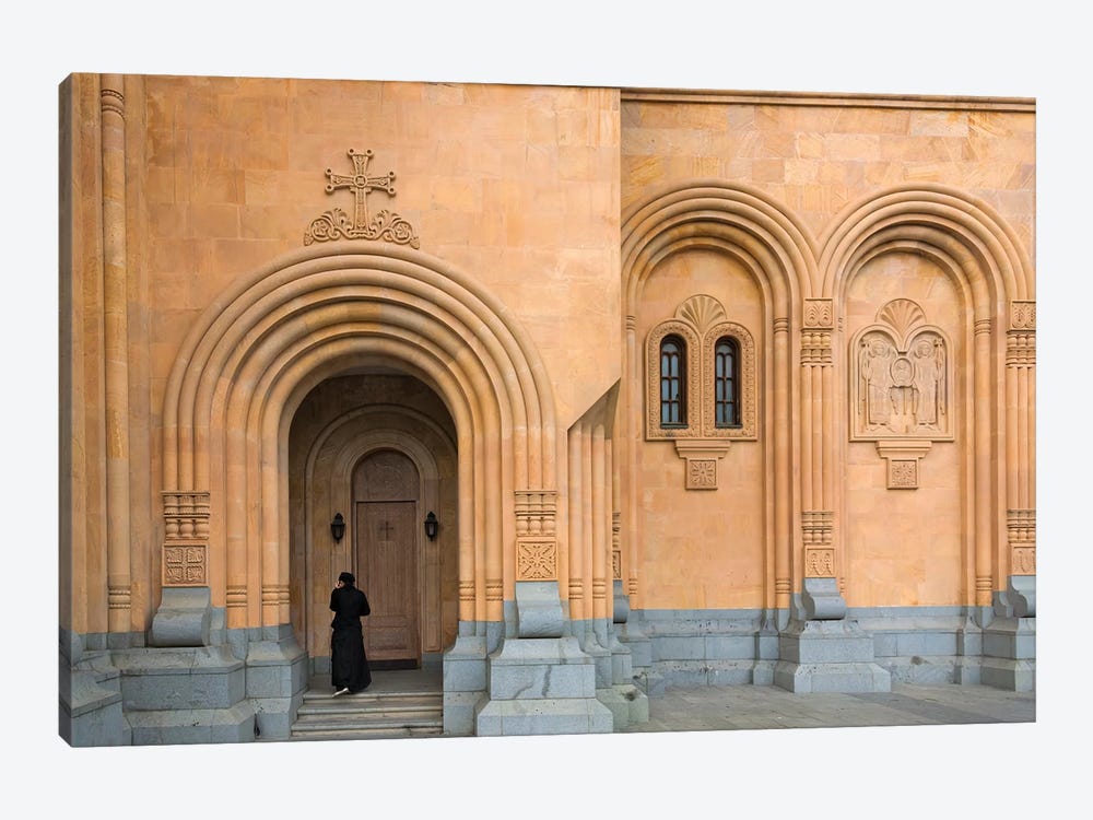 Holy Trinity Cathedral of Tbilisi, also known as Sameba, Tbilisi, Georgia by Keren Su 1-piece Canvas Wall Art