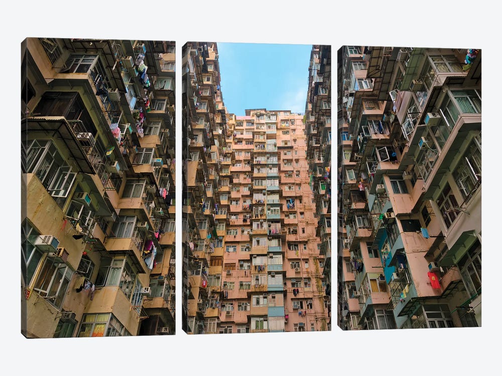 Montane Mansion in Quarry Bay, Hong Kong, China by Keren Su 3-piece Art Print