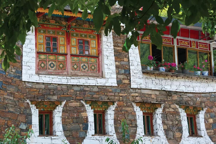 Old house in Zhuokeji Headman's Village, Ngawa Tibetan and Qiang Autonomous Prefecture, China