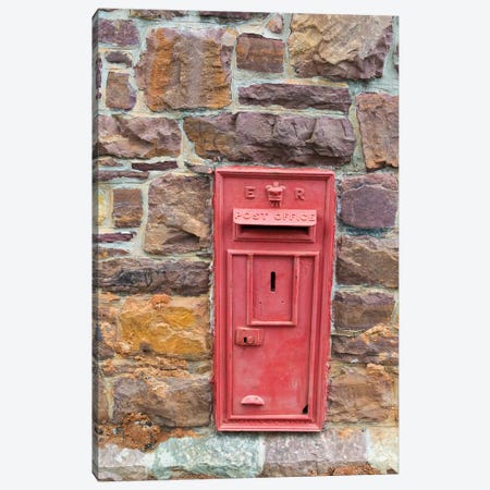 Postal drop box in the old town, Simon's Town, South Africa Canvas Print #KES43} by Keren Su Canvas Art Print