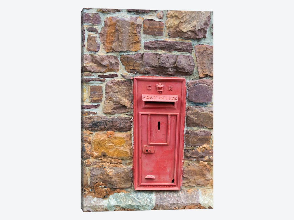 Postal drop box in the old town, Simon's Town, South Africa by Keren Su 1-piece Canvas Artwork