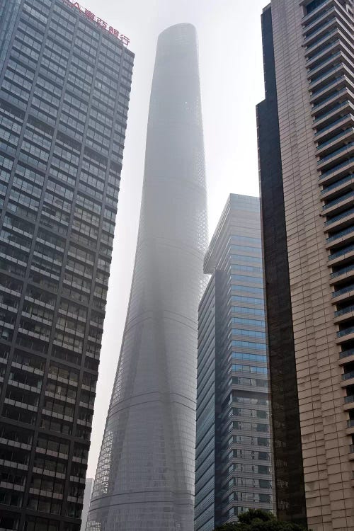 Shanghai Tower and high-rise in Pudong, Shanghai, China