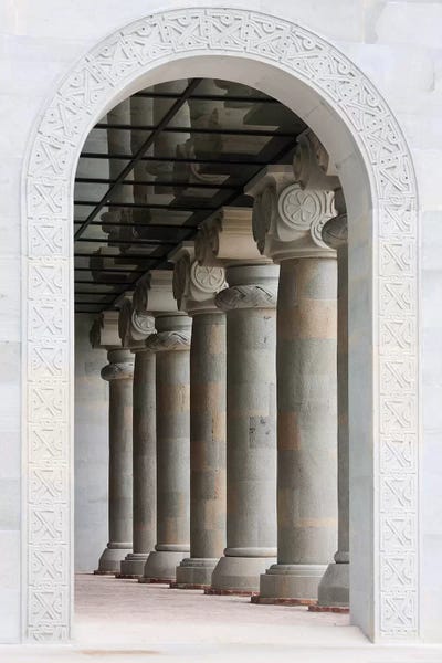 Columns: Svetitskhoveli Church, Historical Monuments of Mtskheta (UNESCO World Heritage Site), Georgia. by Keren Su