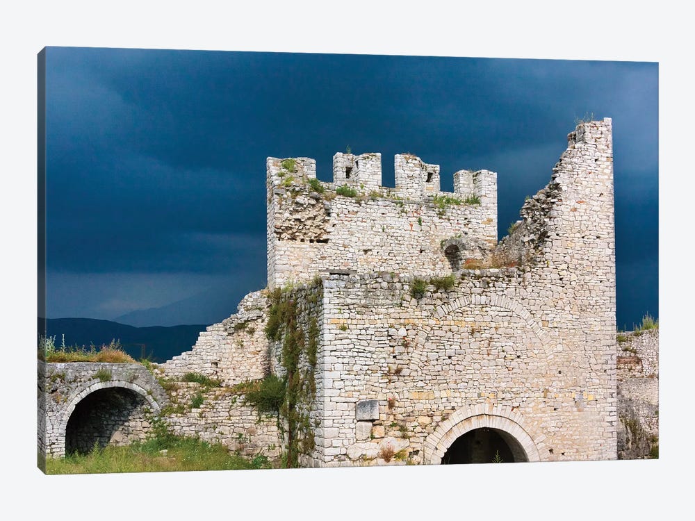 The citadel and castle of Berat (UNESCO World Heritage Site), Albania by Keren Su 1-piece Canvas Wall Art