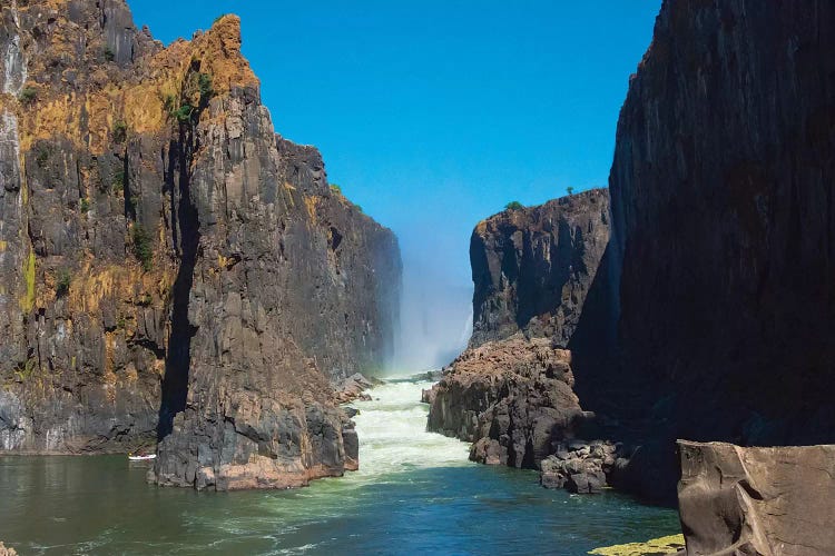 Bottom of Victoria Falls, Zimbabwe