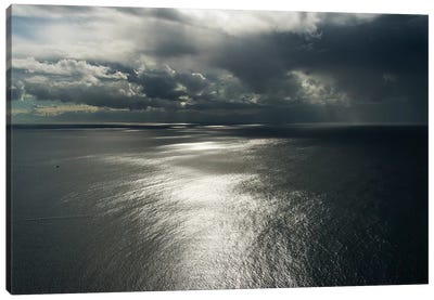 Clouds above ocean. Cape Point, Cape Peninsula, South Africa Canvas Art Print - South Africa
