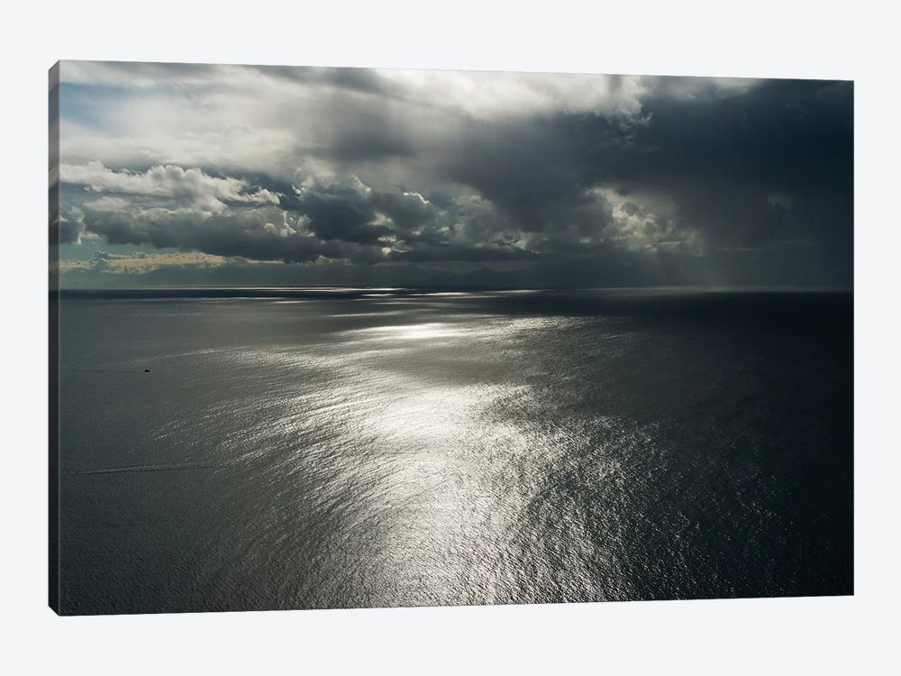 Clouds above ocean. Cape Point, Cape Peninsula, South Africa by Keren Su 1-piece Canvas Print