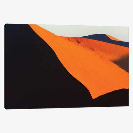 Red sand Dune 45 in southern Namib Desert. Sossusvlei, Namib-Naukluft NP, Hardap Region, Namibia Canvas Print #KES87} by Keren Su Canvas Wall Art