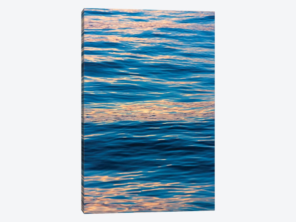 Ripples at sunrise, Lake Ohrid, Republic of Macedonia by Keren Su 1-piece Canvas Print