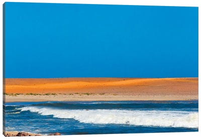 Skeleton Coast along South Atlantic Ocean. Cape Cross, Erongo Region, Namibia. Canvas Art Print - Namibia