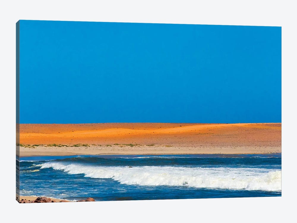 Skeleton Coast along South Atlantic Ocean. Cape Cross, Erongo Region, Namibia. by Keren Su 1-piece Canvas Artwork
