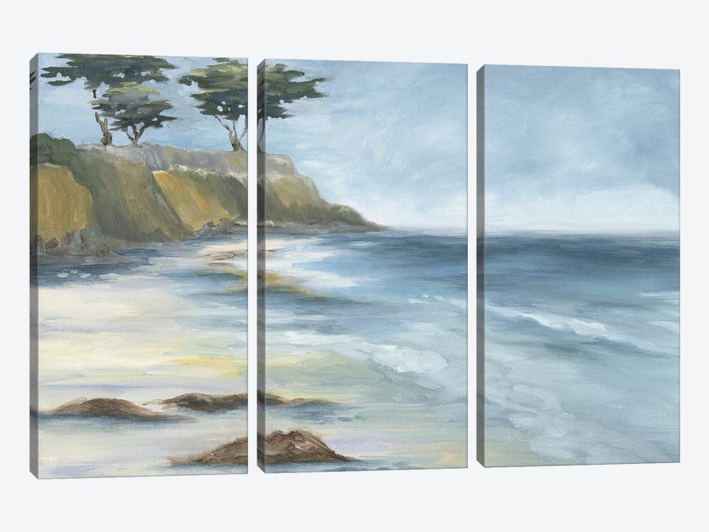 Beach Cypress by Danusia Keusder 3-piece Canvas Wall Art