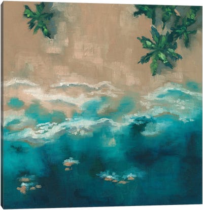 Blue Shore Canvas Art Print