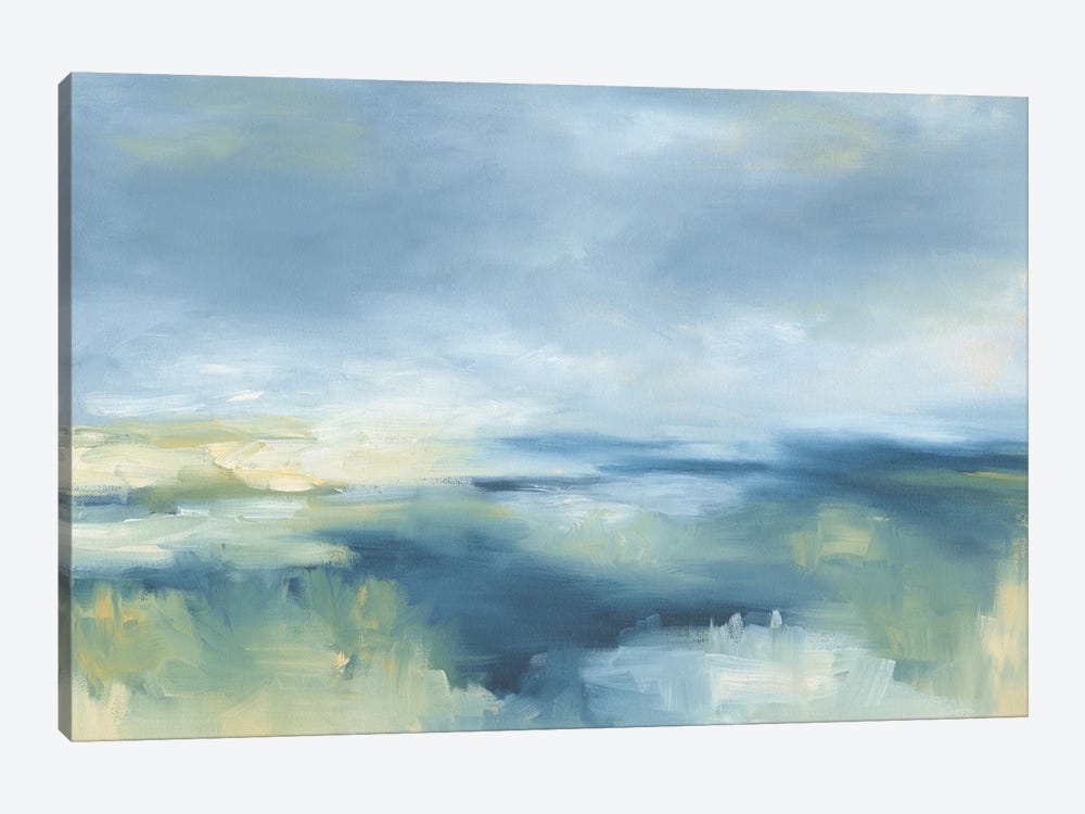 Coastal Blues by Danusia Keusder 1-piece Canvas Artwork