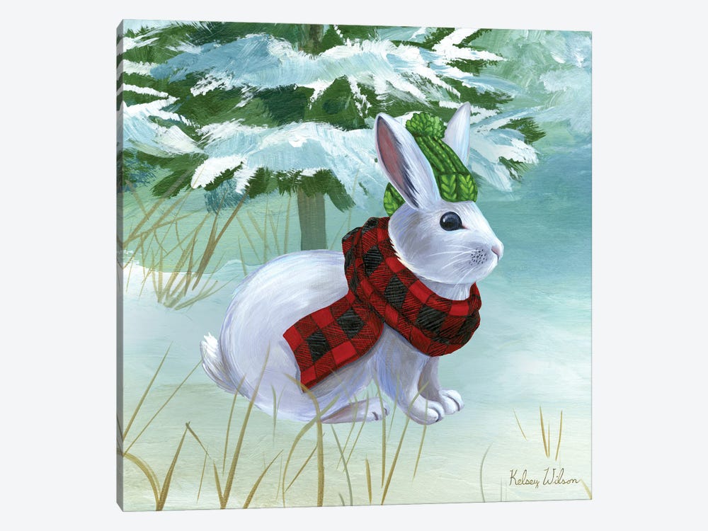 Winterscape III-Rabbit by Kelsey Wilson 1-piece Canvas Art Print