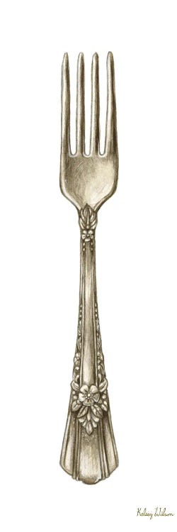 Vintage Tableware I-Fork