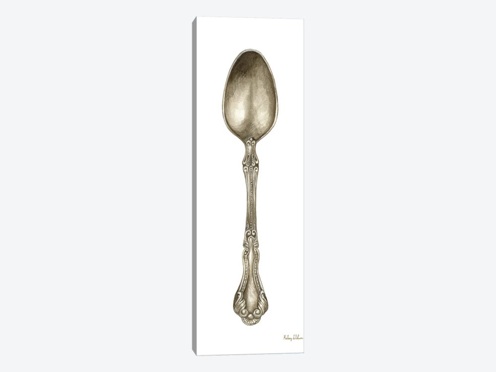Vintage Tableware III-Spoon by Kelsey Wilson 1-piece Canvas Wall Art
